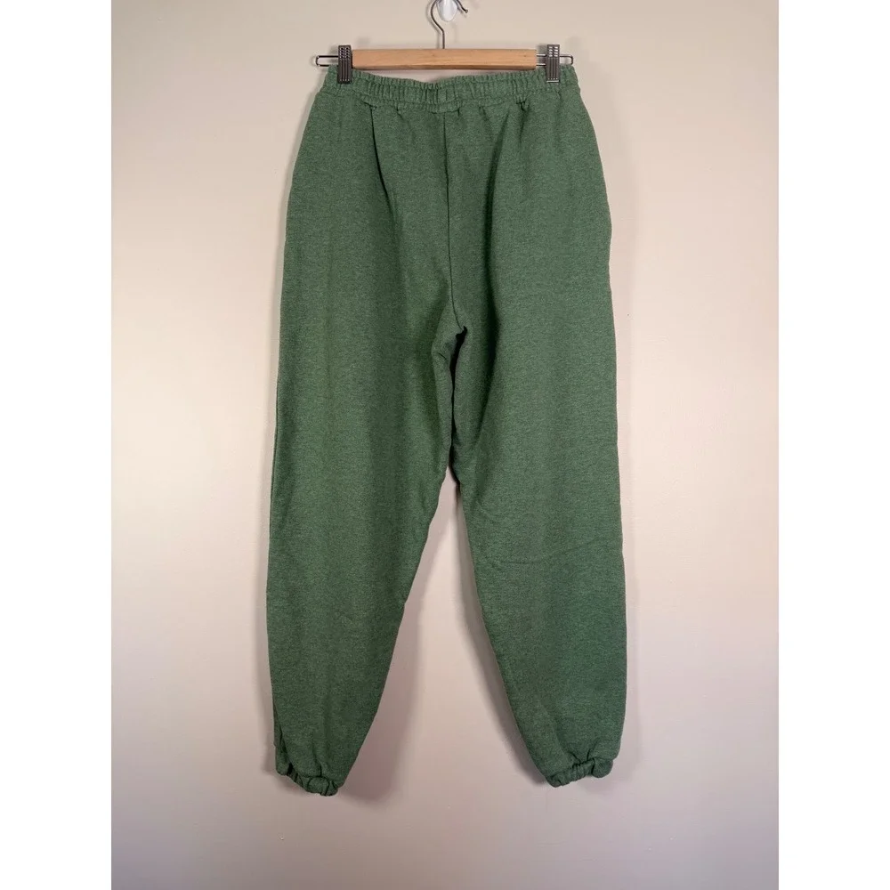 Gymshark Rest‎ Day Sweats Joggers Sage Green Marl High Waisted Sweatpants Small - Picture 5 of 9